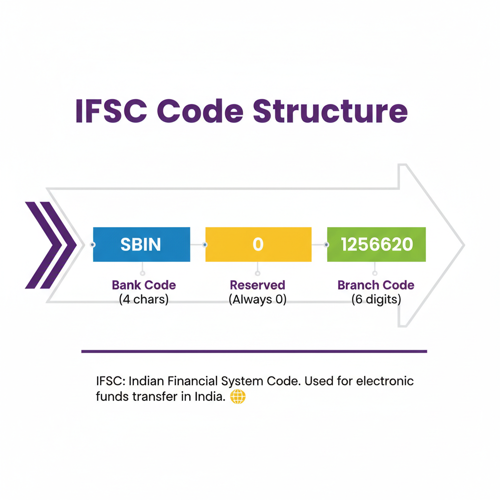 IFSC Code Structure Diagram